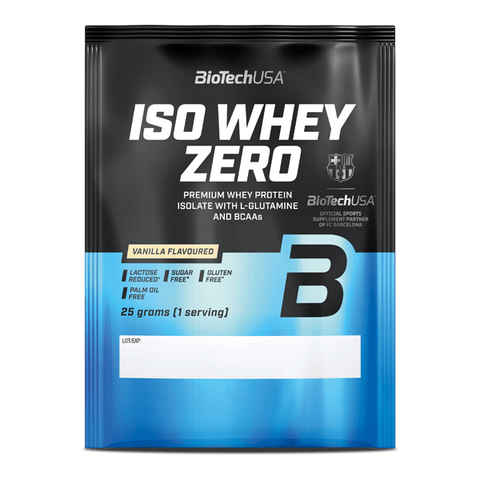 BioTech Iso Whey Zero Protein Isolat Pulver - 25 g Probe