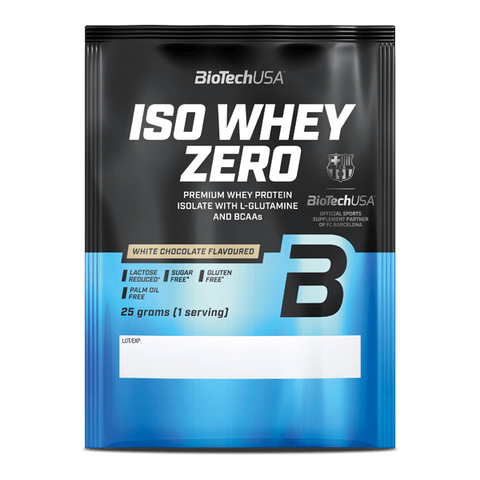 BioTech Iso Whey Zero Protein Isolat Pulver - 25 g Probe