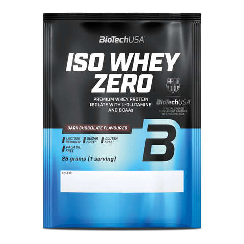 BioTech Iso Whey Zero Protein Isolat Pulver - 25 g Probe