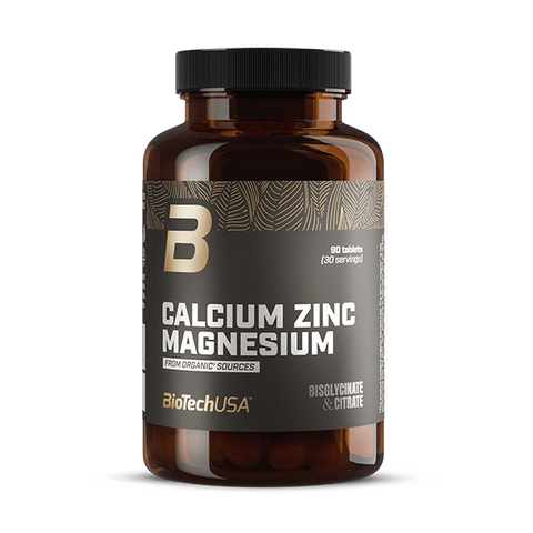 BioTech Calcium Zinc Magnesium from organic sources - 90 Tabletten