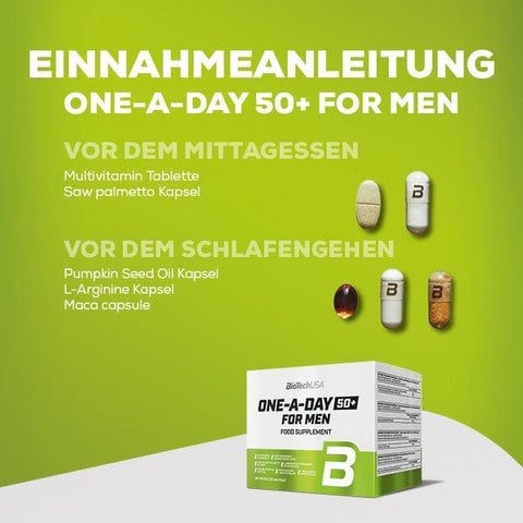 BioTech One-A-Day 50+ For Men - 30 Päckchen