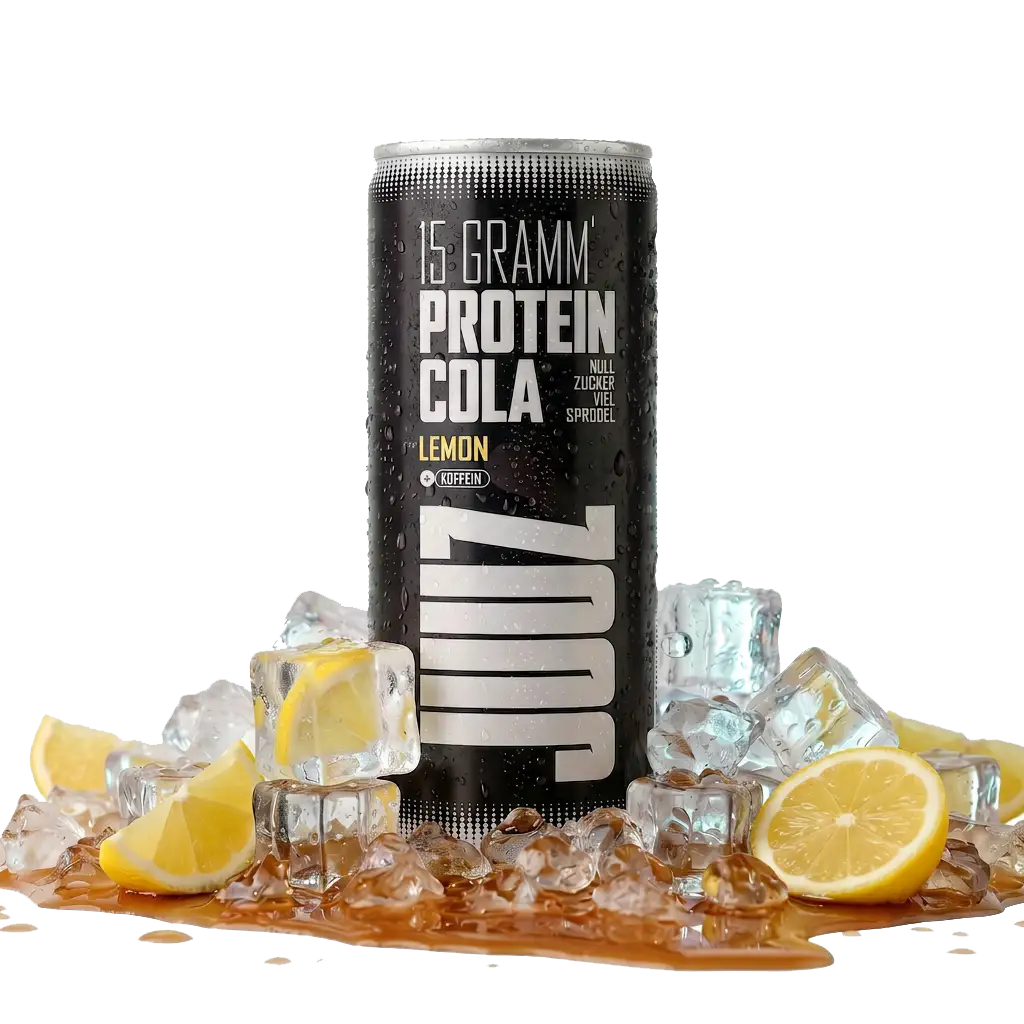 JUUZ Cola-Lemon Protein Soda – Protein Limonade mit frischer Frucht, 15 g Protein, 0 g Zucker