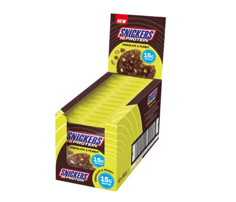 Snickers Hi Protein Cookie · Chocolate & Peanut · 12x60g