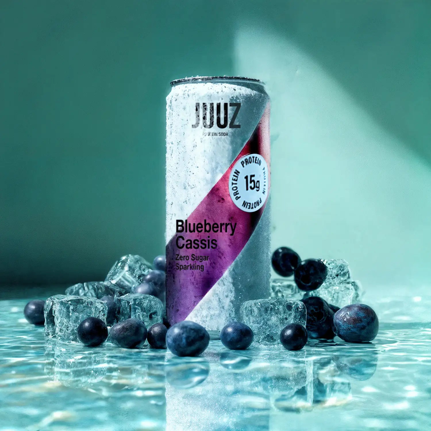 JUUZ Blueberry-Cassis Protein Soda 24er Tray – Protein Limonade kaufen