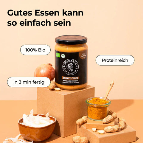 Löwenanteil Erdnuss Curry