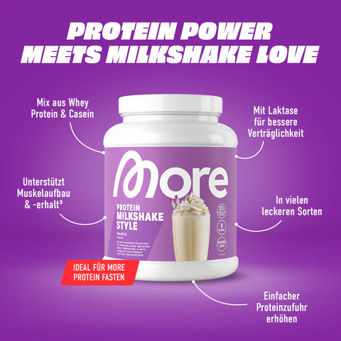 More Protein Milkshake Style