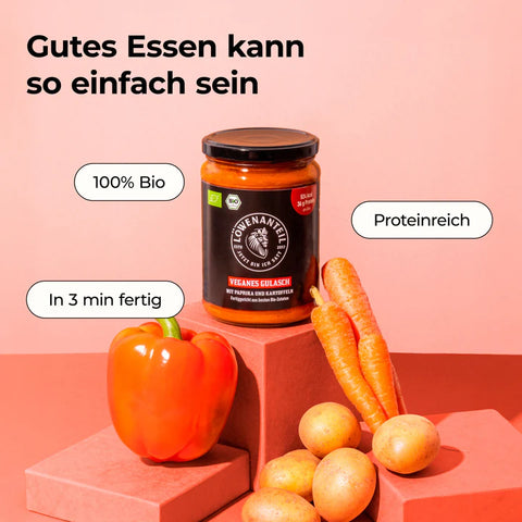 Löwenanteil Veganes Gulasch