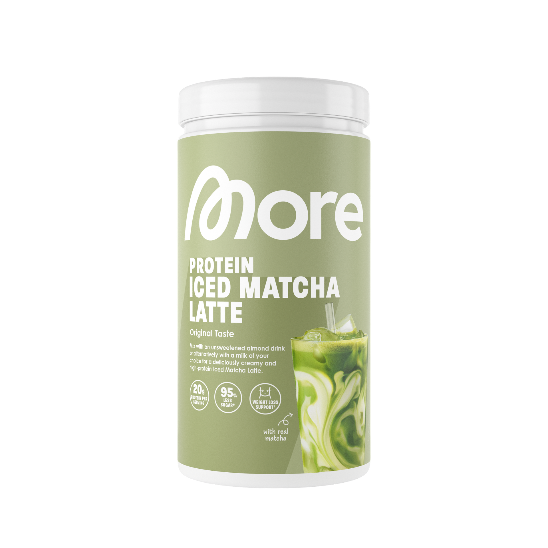 More Protein Iced Matcha Latte kaufen – More Nutrition bei EP Nutrition