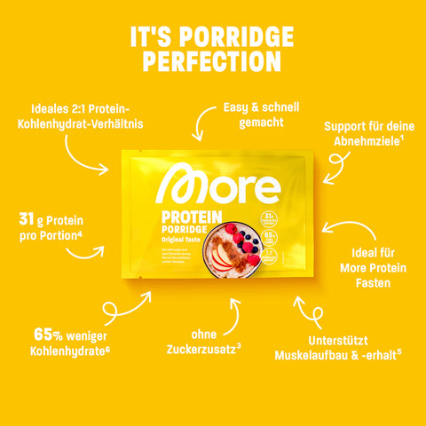 More Protein Porridge 10er Tray