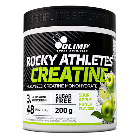 Olimp Rocky Athletes® Creatine - 200 g Sour Apple Punch