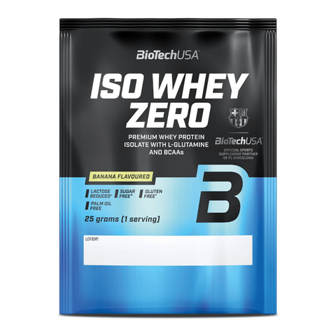 BioTech Iso Whey Zero Protein Isolat Pulver - 25 g Probe